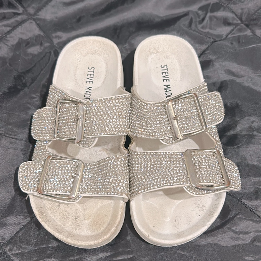 Steve Madden Sparkly Sandals girls size 11